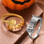 Embrace the Magic of Halloween – Custom Name Ring for Spooky Celebrations - Image 4