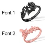 Embrace the Magic of Halloween – Custom Name Ring for Spooky Celebrations - Image 6