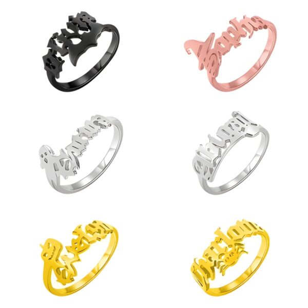 Custom name ring for Halloween celebrations