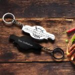 Celebrate Family Bonds – Custom Barbecue Bottle Opener Keychain – A Heartfelt Tribute for Dad - Image 2