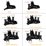 Embrace the Pack – Custom Wolf Family Keychain – For Cherished Parents and Grandparents - Image 8