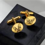 Carry Their Memory Close – Custom Pet Portrait Cufflinks – For Men Who Treasure Every Moment - Image 4