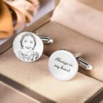 Carry Their Memory Close – Custom Portrait Photo Cufflinks – For Men Honoring Life’s Special Moments - Image 3