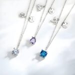 Embrace Your Stars – Sterling Silver Zodiac Birthstone Necklace – A Cherished Token for Her Special Moments - Image 2