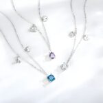Embrace Your Stars – Sterling Silver Zodiac Birthstone Necklace – A Cherished Token for Her Special Moments - Image 3