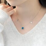 Embrace Your Stars – Sterling Silver Zodiac Birthstone Necklace – A Cherished Token for Her Special Moments - Image 6