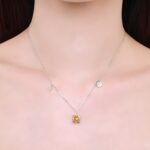 Embrace Your Stars – Sterling Silver Zodiac Birthstone Necklace – A Cherished Token for Her Special Moments - Image 7