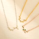 Embrace Your Cosmic Story – Sterling Silver Birthstone Zodiac Necklace – For Her Special Moments - Image 2