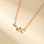 Embrace Your Cosmic Story – Sterling Silver Birthstone Zodiac Necklace – For Her Special Moments - Image 3