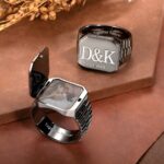 Carry Their Memory Close – Custom Photo Engraved Sterling Silver Signet Ring – For Dad, Husband, or Cherished Loved One - Image 2