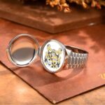 Carry Their Memory Close – Custom Photo Engraved Sterling Silver Signet Ring – For Dad, Husband, or Cherished Loved One - Image 7