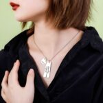 Carry Love Close to Heart – Engraved Heart & Bar Necklace – A Cherished Keepsake for Loved Ones - Image 6