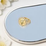 Embrace Your Story – Birth Flower Circle Ring – A Cherished Keepsake for Mom, Wife, or Best Friend - Image 2