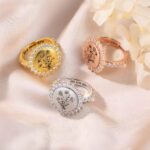 Embrace Your Story – Birth Flower Circle Ring – A Cherished Keepsake for Mom, Wife, or Best Friend - Image 6