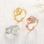 Carry Their Love Forever – Sterling Silver Paw Birthstone Ring – For Cherished Pet Moms & Lovers - Image 3