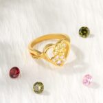 Carry Their Love Forever – Sterling Silver Paw Birthstone Ring – For Cherished Pet Moms & Lovers - Image 5