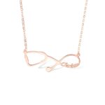 Embrace Endless Care – Infinity Stethoscope Name Necklace – A Tribute for Nurses, Doctors, and Medical Graduates - Image 7