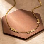 Carry Your Child’s Name Close – Custom Nameplate Necklace for Dad – A Timeless Tribute for Him - Image 6