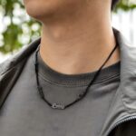 Carry Your Child’s Name Close – Custom Nameplate Necklace for Dad – A Timeless Tribute for Him - Image 7