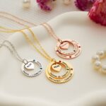 Embrace Her Heart – Custom Birthstone Necklace with Names – A Cherished Gift for Mom & Grandma - Image 2
