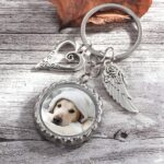 Carry Their Memory Close – Photo Disc Keychain with Wings & Heart – A Loving Tribute for Her and Family - Image 5