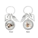 Carry Their Memory Close – Photo Disc Keychain with Wings & Heart – A Loving Tribute for Her and Family - Image 8