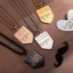 Carry Their Names Close – Engraved Dad Nameplate Necklace – A Cherished Token for Fathers and Grandfathers - Image 2