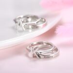 Embrace Your Story – Sterling Silver Letter & Band Stacking Rings – A Timeless Treasure for Every Moment - Image 3