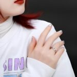 Embrace Your Story – Sterling Silver Letter & Band Stacking Rings – A Timeless Treasure for Every Moment - Image 4