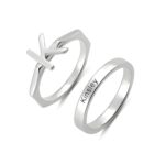 Personalized stacking rings embracing your story