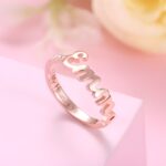 Embrace Your Story – Dainty Name & Birthstone Ring – A Cherished Keepsake for Every Day - Image 2