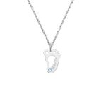 Embrace Every Step – Custom Baby Feet Name Necklace – A Cherished Keepsake for Mothers - Image 7