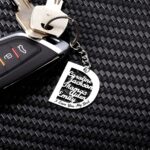 Carry His Love Close – Custom Dad Keychain – For the Hero Who Protects Always - Image 2