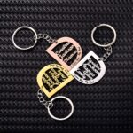 Carry His Love Close – Custom Dad Keychain – For the Hero Who Protects Always - Image 4
