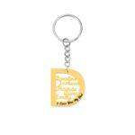 Carry His Love Close – Custom Dad Keychain – For the Hero Who Protects Always - Image 5