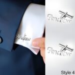 Carry Your Initial with Grace – Custom Sterling Silver Letter Cufflinks – For Him on Life’s Special Days - Image 5