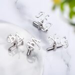 Carry Your Initial with Grace – Custom Sterling Silver Letter Cufflinks – For Him on Life’s Special Days - Image 8