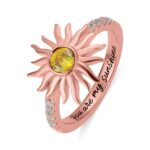 Carry Her Sunshine – Birthstone Ring to Celebrate Your Brightest Light - Image 3