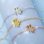 Embrace the Stars – Zodiac Birthstone Bracelet & Constellation Anklet – A Celestial Gift for Her - Image 9