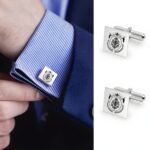 Carry Your Legacy – Custom Crest Photo Cufflinks – A Timeless Tribute for Him - Image 5