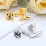 Custom crest photo cufflinks for a timeless tribute