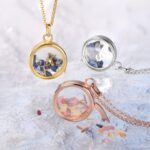 Embrace Your Story – Gemstone & Letter Necklace with Freely Moving Charms – A Cherished Keepsake for Loved Ones - Image 2