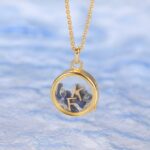 Embrace Your Story – Gemstone & Letter Necklace with Freely Moving Charms – A Cherished Keepsake for Loved Ones - Image 3