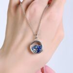 Embrace Your Story – Gemstone & Letter Necklace with Freely Moving Charms – A Cherished Keepsake for Loved Ones - Image 4