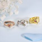 Carry Their Love Close – Heart & Birthstone Family Ring – For Her, Forever Treasured - Image 2