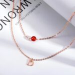 Embrace Your Story – Layered Moonstone & Initial Necklace – A Cherished Keepsake for Loved Ones - Image 2