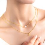 Embrace Your Story – Layered Moonstone & Initial Necklace – A Cherished Keepsake for Loved Ones - Image 8