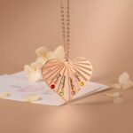 Hold Your Loved Ones Close – Heart-Split Birthstones Family Necklace – A Treasure for Every Generation - Image 2