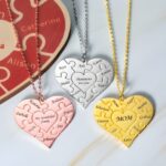 Embrace Your Family's Bond – Heart-Shaped Puzzle Necklace – A Cherished Keepsake for Loved Ones - Image 2