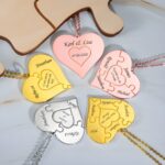 Embrace Your Family's Bond – Heart-Shaped Puzzle Necklace – A Cherished Keepsake for Loved Ones - Image 3